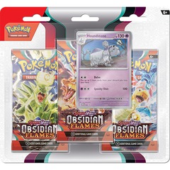 Pokemon TCG: Scarlet & Violet 03 Obsidian Flames - 3-Booster Blister Pack